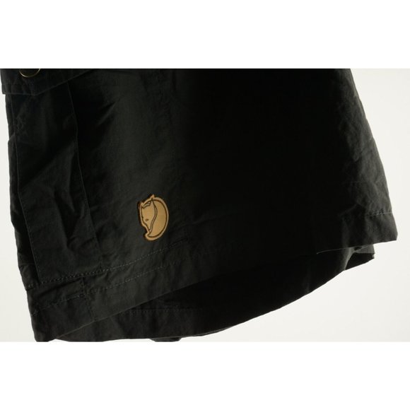 Women's Dark Gray Cargo Shorts - Picture 4 of 9